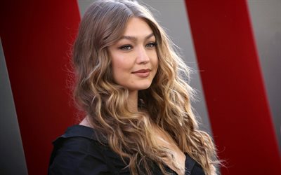 Gigi Hadid, portrait, photoshoot, black jacket, beautiful women, Jelena Noura Hadid, American fashion model, Gigi Hadid photoshoot