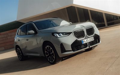 2026, bmw x3, g45, 4k, vue extérieure de face, bmw x3 xdrive m sport, bmw x3 g45, gris bmw x3, nouveau bmw x3 2026, voitures allemandes, bmw