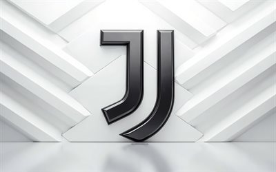 4k, logo juventus fc, club di calcio italiano, juventus black logo, sfondo bianco, juve, serie a, italia, calcio, emblema della juventus, juventus fc