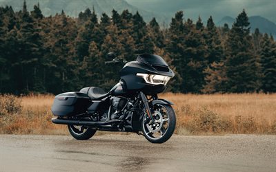 4k, ハーレーダビッドソン ツーリング ロード グライド, 黒いバイク, スーパーバイク, 2026年のバイク, 未舗装道路, 特別なfltrxs, ツーリング, 2026 ハーレーダビッドソン ツーリング ロード グライド, アメリカンバイク, ハーレーダビッドソン