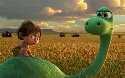 den goda dinosaurien, ny tecknad film, 2016, pojke, dinosaurie
