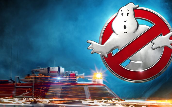 ghostbusters, 2016, ny 2016 film, spöke, logotyp ghostbusters