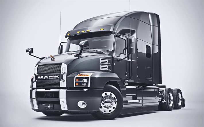 mack anthem, studio, lkw, 2022 trucks, frachttransport, mack anthem 70-inch stand up sleeper cab, trucks, american trucks, mack