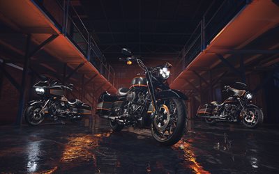 Harley-Davidson Grand American, 4k, superbikes, 2022 bikes, touring motorcycles, american motorcycles, Harley-Davidson