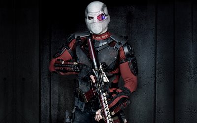 suicide squad, 4k, hahmot, deadshot, will smith
