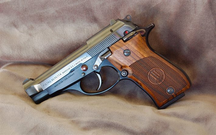 beretta, self-loading pistol, weapons, 1984