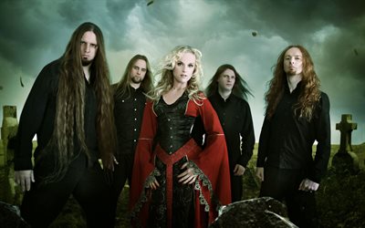 Norveçli şarkıcı kristine, yaprakları gözlerin, liv kristine, Alman metal grubu liv