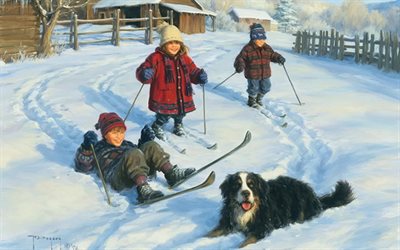 रॉबर्ट डंकन, अमेरिकी कलाकार, सर्दियों खुशी