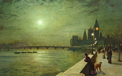 الفنان البريطاني, جون أتكينسون, 1880