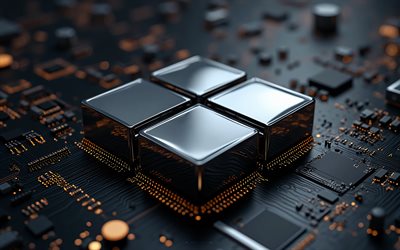 windows 11 musta kiiltävä logo, 4k, microsoft värillinen logo, musta emolevy, windows 11  tunnus, windows 11 merkki, windows 11 logo, musta teknologia tausta, windows logo, windows 11, windows