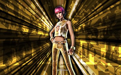 4k, جولدن صني, خلفية الأشعة الذهبية, البشرة الذهبية المشمسة, فورتنايت الذهبي المشمس, الفن التجريدي, fortnite الجلد المشمس الذهبي, شخصيات فورتنايت, فورتنايت, الفن الإبداعي