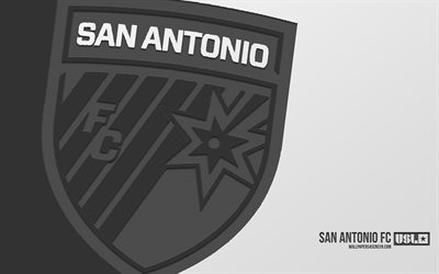 샌 안토니오 fc 로고, 4k, 파란색 배경, 탄소 예술, usl, 샌 안토니오 fc 엠블럼, 미국 축구 클럽, 유나이티드 축구 리그, 미국, 샌 안토니오 fc, 축구, 샌 안토니오, usl 챔피언십