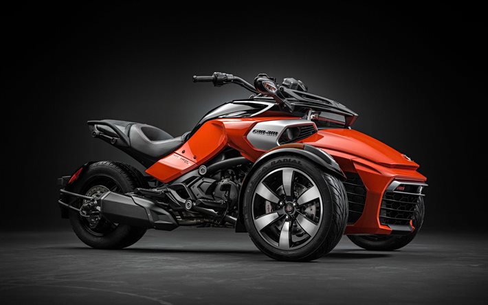 bikes, studio, 2015, Can-Am Spyder F3-S, three-wheeled motorcycle