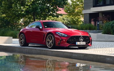 Mercedes-AMG GT 63 S E Performance, 4k, supercars, 2025 cars, german cars, Red Mercedes-AMG GT 63 S, 2025 Mercedes-AMG GT, Mercedes