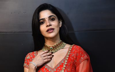 4k, Divya Bharathi, close-up, indian celebrity, Bollywood, popular actress, movie stars, saree, picture with Divya Bharathi, indian actress, Divya Bharathi photoshoot