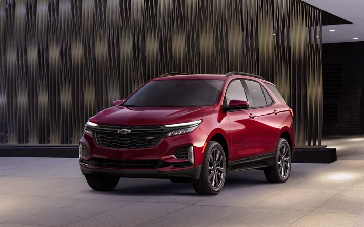 chevrolet equinox rs, suvs, 2022 coches, coches americanos, rojo chevrolet equinox, 2022 chevrolet equinox, chevrolet