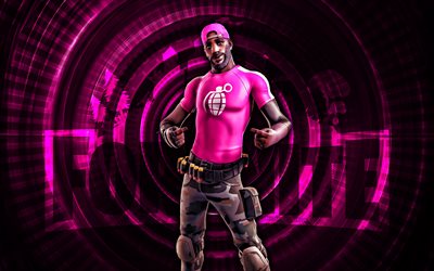 lt logo fortnite, 4k, lila spiralhintergrund, fortnite, kreativ, lt logo haut, fortnite lt logo haut, lt logo, fortnite  charaktere