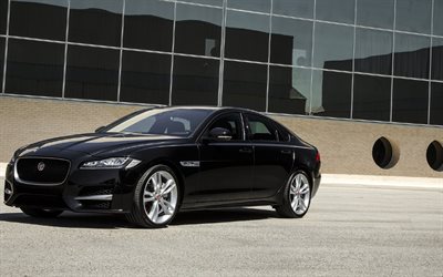 sedans, 2016, jaguar xf, 20d, premium, svart jaguar