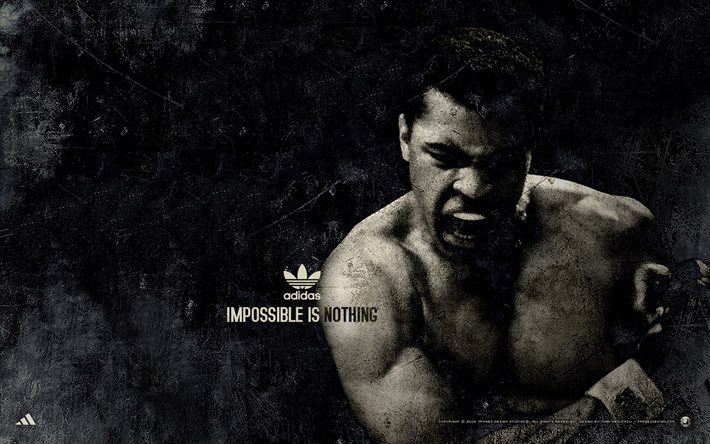 pugile Muhammad Ali, il combattente, la leggenda