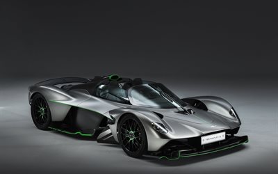 2024, Aston Martin Valkyrie, Tom Hartley, front view, exterior, hypercar, silver Aston Martin Valkyrie, British supercars, Aston Martin