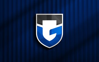 4k, Gamba Osaka 3D logo, J1 League, blue 3D background, soccer, Gamba Osaka emblem, Gamba Osaka logo, Gamba Osaka, football, japanese football club, Gamba Osaka FC