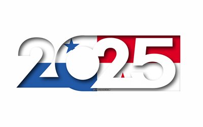 2025 panama, fond blanc, panama, art minimal, 2025 concepts panama, panama 2025, drapeau du panama, 2025 panama background