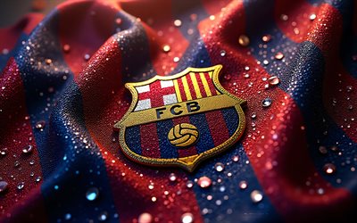 fc barcelona gems logotyp, blå vinröd ädelstenar bakgrund, fc barcelonas emblem, diamantkonst, fc barcelonas logotyp, fc barcelona signerar, la liga, spanien, fotboll, fc barcelona, barcelona logotyp, barcelona