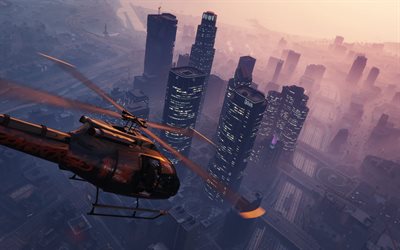 Grand Theft Auto V, helicopter, GTA 5