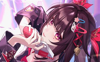 輝き, 紫色の目, ホンカイスターレール, 着物, 漫画, アニメキャラクター, 蝶, ホンカイスターレールのキャラクター, スパークルホンカイスターレール