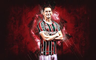 ganso, fluminense fc, fundo de pedra da borgonha, arte grunge, jogador de futebol brasileiro, brasil, futebol, paulo henrique ganso, ganso fluminense