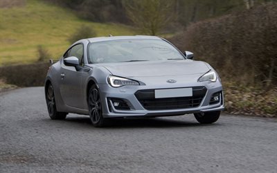 2025, subaru brz, frontansicht, äußerlich, silbersport  coupé, silber subaru brz, japanische autos, subaru