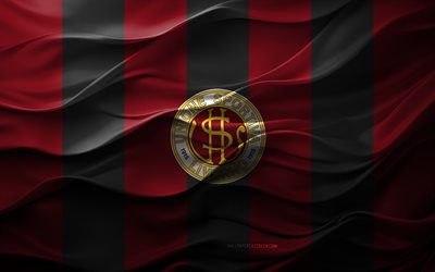 4k, logo livorno us, sfondo 3d nero rosso, serie b, emblema us livorno, squadra di calcio italiana, us livorno flag, texture 3d, italia, us livorno 1915, calcio, us livorno