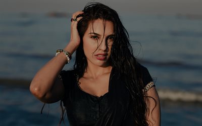 Nibeditaa Paal, 4k, portrait, indian actress, Bollywood, movie stars, pictures with Nibeditaa Paal, brunette woman, popular actress, indian celebrity, Nibeditaa Paal photoshoot