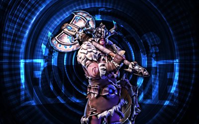 jaeger fortnite, 4k, blauer spiralhintergrund, fortnite, kreativ, jaeger haut, fortnite jaeger haut, jaeger, fortnite  charaktere