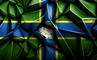 bandera de north riding de yorkshire, 4k, textura creativa 3d, bandera 3d del norte de yorkshire, condados ceremoniales, inglaterra, bandera del norte de yorkshire, arte 3d, norte de yorkshire