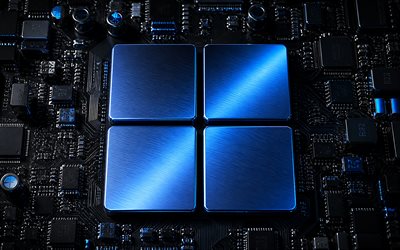 windows 11 sininen metallilogo, 4k, windows 11 sininen metallikyltti, windows 11 logo, windows 11 sininen metallimerkki, windows 11, musta teknologia tausta, windows logo, windows