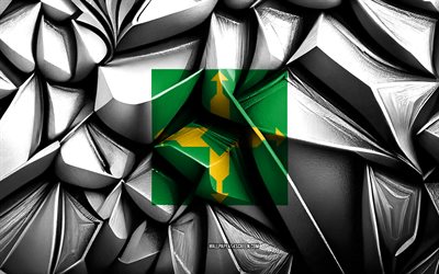 bandiera del distretto federale, 4k, texture creative 3d, flag del distretto federale 3d, brasile, flag distrettuale federale, 3d art, distretto federale, stato del brasile, flag di stato distrettuale federale