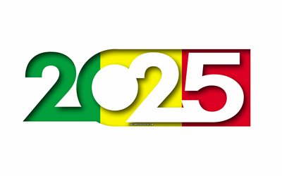 2025 mali, fondo blanco, malí, arte mínimo, 2025 conceptos de mali, mali 2025, bandera de malí, 2025 mali background, bandera de mali