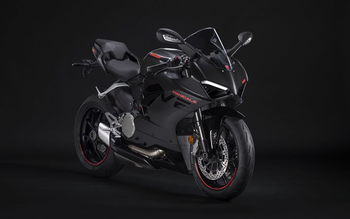 Ducati Panigale V2, 4k, studio, 2023 bikes, superbikes, 2023 Ducati Panigale V2, italian motorcycles, Ducati