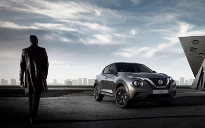 2022 Nissan Juke Enigma front view, exterior, compact crossover, gray Nissan Juke, new Juke 2022, Japanese cars, Nissan