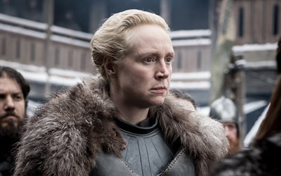 Brienne of Tarth, 4k, Game of Thrones, british actress, Gwendoline Christie, Game of Thrones characters