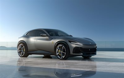 フェラーリ・プロサンゲ, 4k, 電気自動車, 2023年車, イタリア車, 2023 フェラーリ プロサンゲ, フェラーリ
