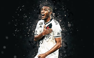 4k, rayan, freude, weiße neonlichter, vasco da gama, brasilianische serie a, brasilianische fußballer, rayan 4k, fußball, vasco da gama fc, cr vasco da gama, rayan vitor simplício rocha, rayan vasco da gama
