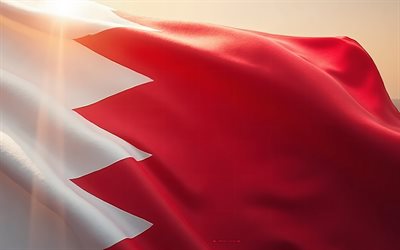 bandera de qatar, cielo nocturno, ondeando la bandera de qatar, katar, asia, asta de bandera