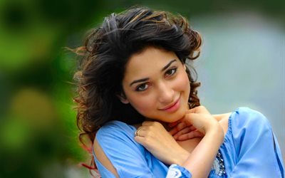 Tamannaah Bhatia, bella ragazza, attrice di Bollywood, bruna
