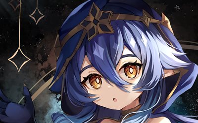 ليلى, 4k, ليلة, genshin تأثير, شخصيات أنيمي, العمل الفني, genshin تأثير الأحرف, ليلى جينشين تأثير