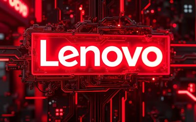 logotipo brillante de lenovo, 4k, oscuridad, fondo rojo de alta tecnología, bokeh, marcas de electrónica, creativo, logotipo de neón rojo de lenovo, marcas, logotipo 3d de lenovo, obra de arte, logotipo de lenovo, lenovo