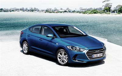 Hyundai Elantra, 2017, Hyundai Avante, berlina, blu, auto nuove, aggiornamento