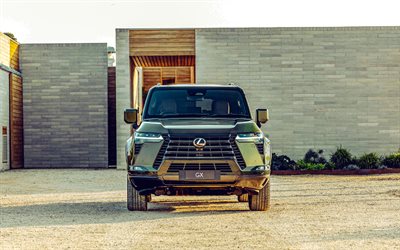 2025, lexus gx sport luxus, 4k, frontansicht, äußerlich, neuer lexus gx, luxusautos, lexus gx 2025, japanische autos, lexus