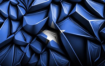 flagge von somalia, 4k, 3d kreative textur, somalia 3d  flagge, afrika, somalia  flagge, 3d  kunst, somalia, flagge der afrikanischen länder